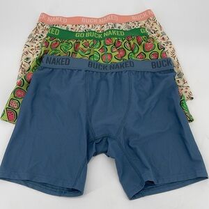 NWOT Duluth Buck Naked Men’s Boxers Size Small-Set of Three